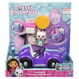 Gabi's Cat House Kitty Panduś ide na piknik Súprava s autom a figúrkou